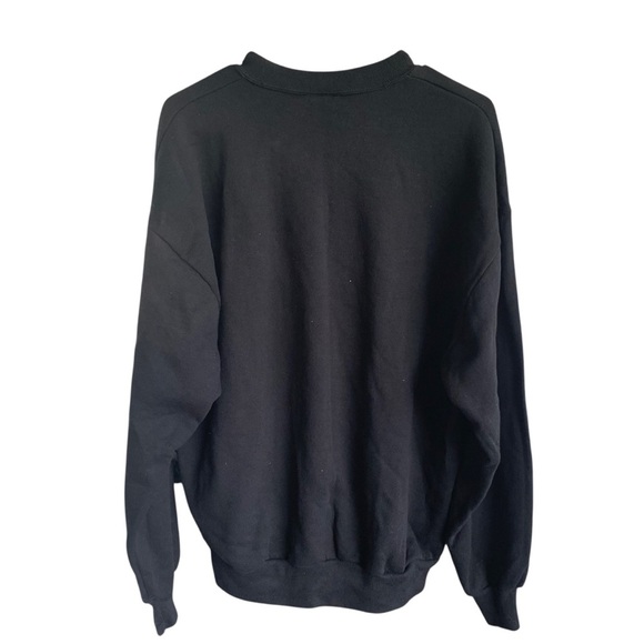 Vintage Hand Painted Balloons Crewneck Sweatshirt Adult XL 90s Sweater Glitter - Picture 2 of 8